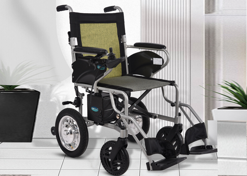 互邦电动轮椅D2-C折叠轻便无刷电机智能全自动老人专用代步车残疾人